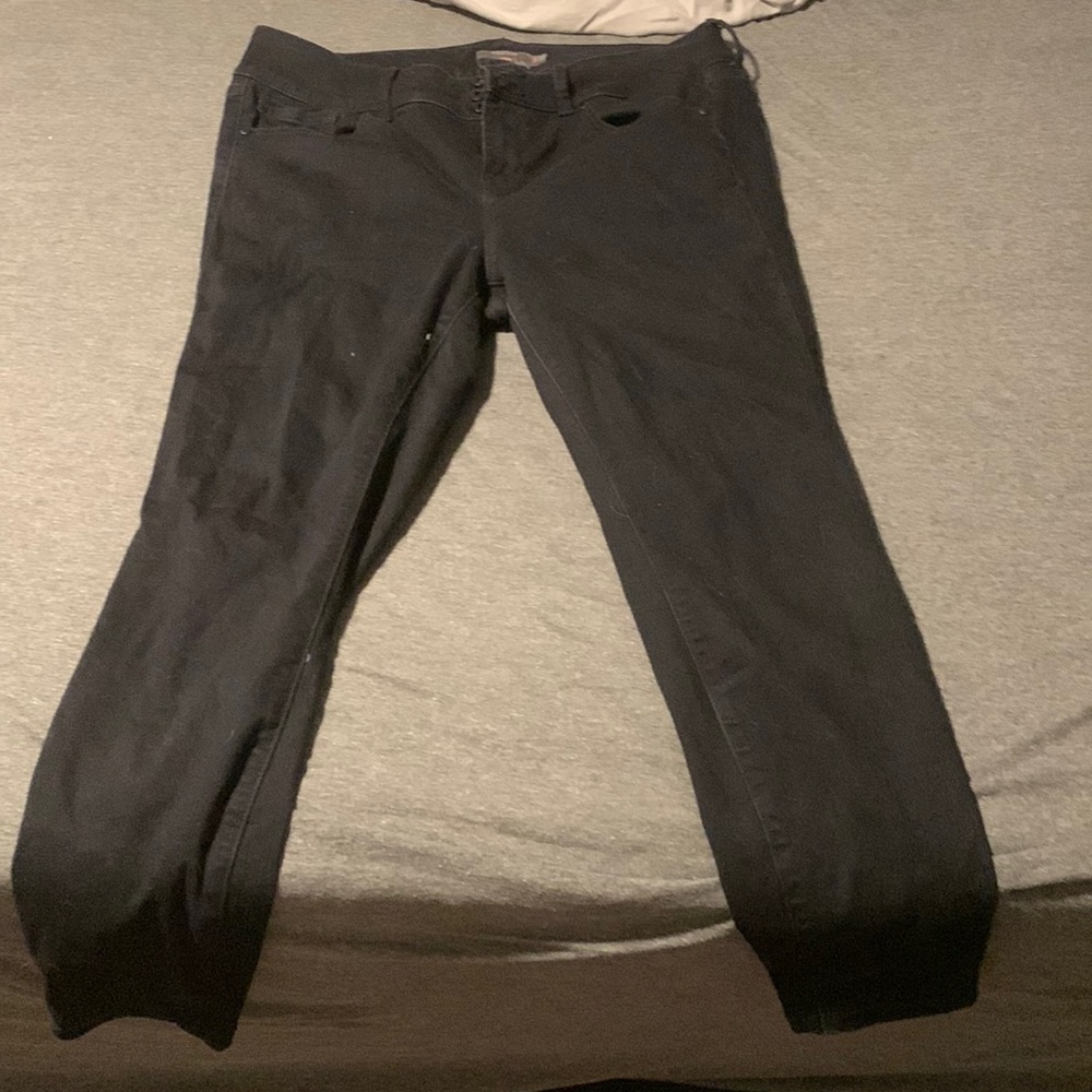 Black jeggings super soft